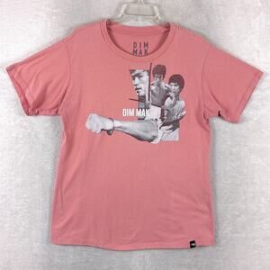 Dim Mak Tshirt Mens L Pink Bruce Lee Kung Fu Martial Arts Streetwear SoCal USA